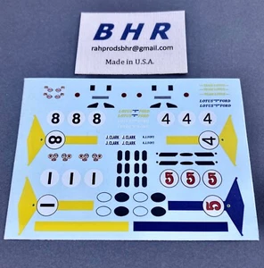 BHR Deluxe Lotus 30/40 Pro Decals; HO 1/64