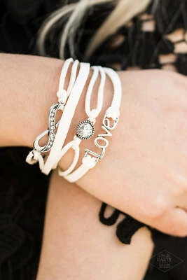 Paparazzi: Infinitely Irresistible - White Bracelet - Image 1 of 2