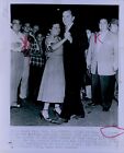 1954 Al Lopez Cleveland Manager danse avec sa femme Ybor City Wire photo