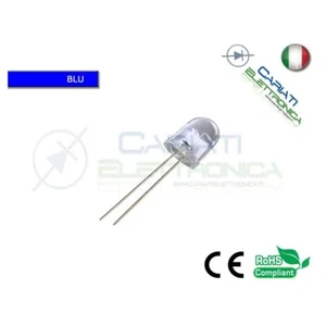 50 pz LED 10mm BLU SUPERBRIGHT 10000mcd alta luminosità - Foto 1 di 1
