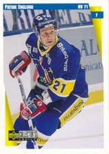 1997-98 Swedish Upper Deck #99 PATRIK ENGLUND - HV 71 Blue Bulls