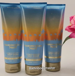3x Bath and Body works SUMMERTIME SURF Shea Body CREAM lotion (8 OZ x3) - Picture 1 of 2