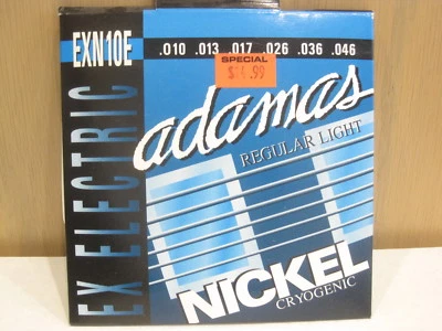 Adamas EXN10E Nickel Cryogenic Regular Light 10-46 Electric Guitar Strings 2pack - Image 1 of 2