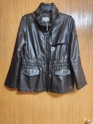 Black & Olive Green Check Jacket. Long or 3/4 Sleeve NWT. Small. Erin London - Image 1 of 4