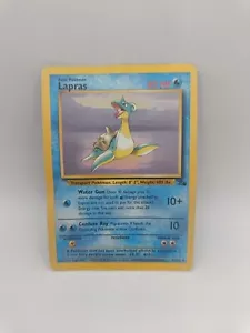 Lapras Non Holo Rare Pokemon TCG Card WOTC 25/62 Fossil Vintage Card *HEAVY PLAY - Picture 1 of 5
