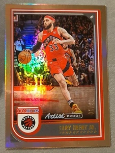 2022-23 NBA Hoops ARTIST PROOF GOLD Gary Trent Jr #'d 9/10 SSP Raptors - Picture 1 of 3