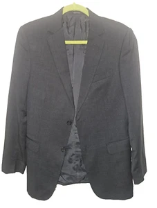 Z Zegna Micro Check Gray/Black Single Breast Wool Slim fit Chest measures 38" - Picture 1 of 7