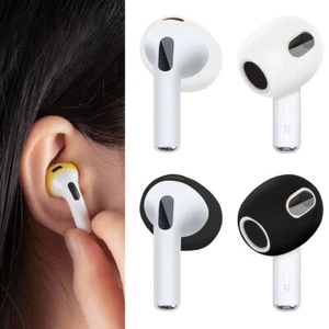 1 par de fundas de silicona antideslizantes para auriculares para Apple AirPods 3 Earpo ~ - Imagen 1 de 12
