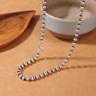 A23 Ball Necklace 4 Mm Sterling Silver 925 Length Selectable 40 Cm To 80 Cm