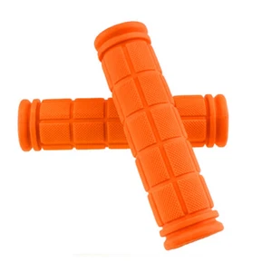 1 Pair Soft Rubber Handlebar End Grips For Bicycle MTB BMX Road Mountain Bike - Picture 1 of 21