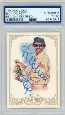 2012 Topps Allen & Ginter Richard Petty SIGNED 61 Card PSA Slab Autograph NASCAR - Image 1 of 2