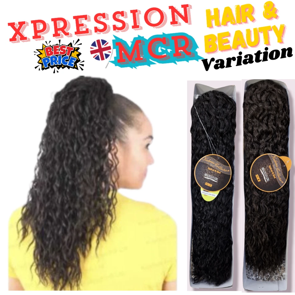 Kuknus Kordelzug brasilianisches Mädchen 30" Pferdeschwanz UK Verkäufer