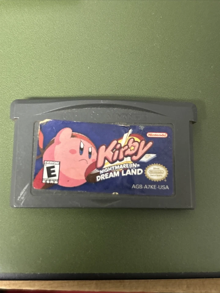 Kirby: Nightmare in Dream Land, GBA, solo cartucho, auténtico, probado Foto 1 de 1