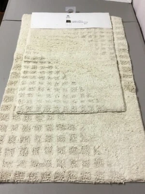 Chesapeake Merchandising Milton 2 pc. Bath Mat Rug Set Ivory #66V - Image 1 of 3