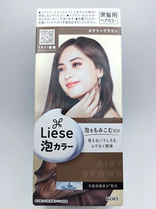[US Seller] KAO LIESE Prettia Creamy Bubble Foam Hair Dye Kit Airy Brown New  - Picture 1 of 21