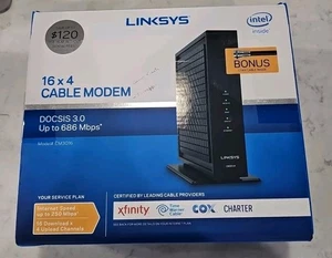 Linksys Cable Modem CM3016 DOCSIS 3.0 16x4 - Picture 1 of 5