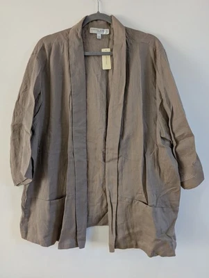 Edina Ronay 100% Linen Kimono Jacket UK Size 22 BNWT - Image 1 of 4