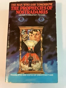 PROPHECIES OF NOSTRADAMUS MAN WHO SAW TOMORROW ERIKA CHEETHAM PB BERKLEY 1986 - Picture 1 of 9