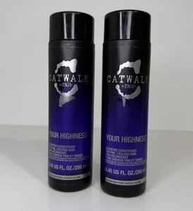 2 Catwalk Tigi Your Highness Elevating Conditioner 8.45oz Each - Picture 1 of 7