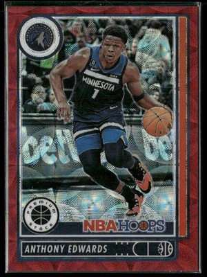 2022-23 Panini Chronicles #587 Anthony Edwards Asia Red #/48 - Image 1 of 2