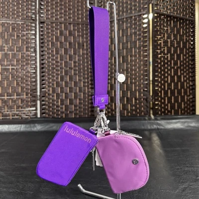 Lululemon Dual Pouch Wristlet College Purple/Mystic #LU9317 - Image 1 of 4