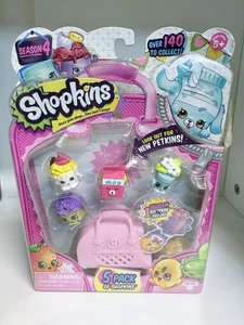 Shopkins Staffel 4 5 Stück.  1 Hidden Shopkin Inside Look out for New Petkins  - Bild 1 von 3