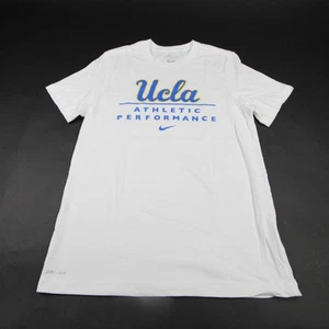 UCLA Bruins Nike Dri-Fit Short Sleeve Shirt Men's White/Blue New - Picture 1 of 6
