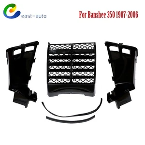 For 1987-2006 Yamaha Banshee YFZ350 Plastic Pair Gas Tank Side Cover Grill Kit - Picture 1 of 11