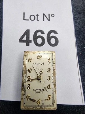 Geneva Convexe Quartz Watch Movement 491A Japan – Pre-Owned Parts or Repair - Image 1 of 3