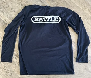 Camisa Negra Ligera Deportes de Batalla Fútbol Adulto Manga Larga Mediana - Imagen 1 de 6