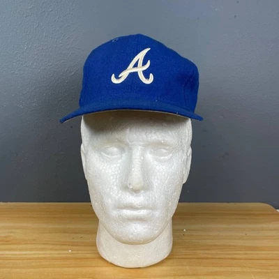 MLB Atlanta Braves Sports Specialties Men’s 7 1/8 Blue Cap Vintage - Image 1 of 4