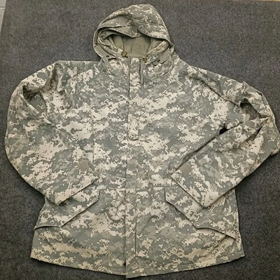 Fox Outdoor  Parka Cold Weather Jacket Mens XL Camo Hooded Nylon Military - Image 1 of 4