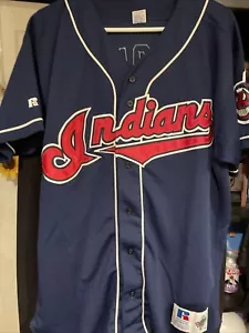 Russell Athletic Cleveland Indians Omar Vizquel Jersey Size 48 - Picture 1 of 9