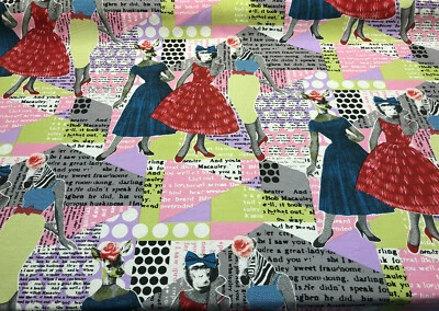 Tela de lona retro Lolitas mono cebra jirafa por yarda Foto 1 de 4