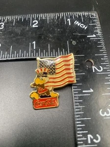 1984 LOS ANGELES OLYMPICS COCA COLA SAM THE EAGLE MASCOT AMERICA FLAG Vintage - Picture 1 of 6