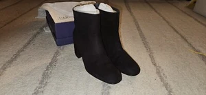 Stuart Weitzman Bacari Damen-Stiefeletten schwarz Wildleder Größe 8,5 - Bild 1 von 9