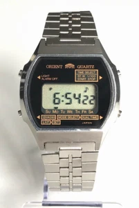 ORIENT QUARTZ LCD VINTAGE DIGITAL WATCH (G781101) MADE IN JAPAN - Picture 1 of 9