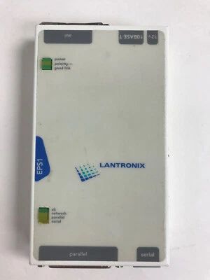 LANTRONIX EPS1 PRINTER SERVER **NO AC ADAPTER ** WITH WARRANTY - Image 1 of 4