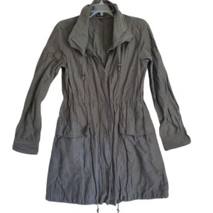 Eileen Fisher Jacke Damen XS Druckknöpfe grün Kordelzug - Bild 1 von 8