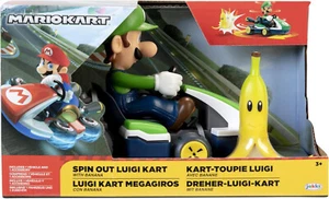 Nintendo Super Mario Kart Luigi Spin Out Vehicle Toy 2.5" Jakks Pacific NEW - Picture 1 of 3