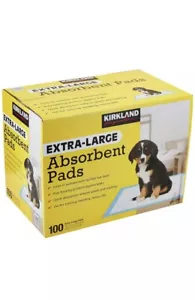 Almohadillas absorbentes extra grandes Kirkland Signature, 100 almohadillas grandes, 30x23 (original - Imagen 1 de 3