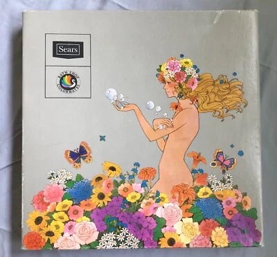 Cortina de ventana de baño vintage "antigua satinada" SEARS, ROEBUCK & CO - 774 AZUL MARINO Foto 1 de 4