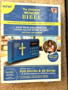 The Children’s Wonder Bible 500 Stories 30 Songs 18 Nighttime Songs Rechargeable - Picture 1 of 1