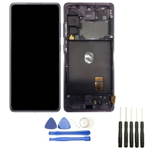 VITRE + ECRAN LCD SUR CHASSIS POUR SAMSUNG GALAXY S20 FE 5G SM-G781B BLEU OUTILS - Photo 1/1