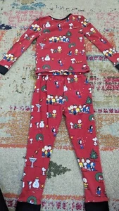BedHead PJ Set - Peanuts Christmas Snoopy Winter Fun 4T - Picture 1 of 5