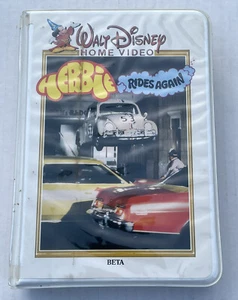 WALT DISNEY HOME VIDEO - HERBIE RIDES AGAIN - BETA Tape BETAMAX Movie *Not VHS* - Bild 1 von 5