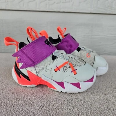 Nike Air Jordan Why Not Zer03 Dove White Hook & Loop Toddler SZ 6C CN8109-101 - Image 1 of 4