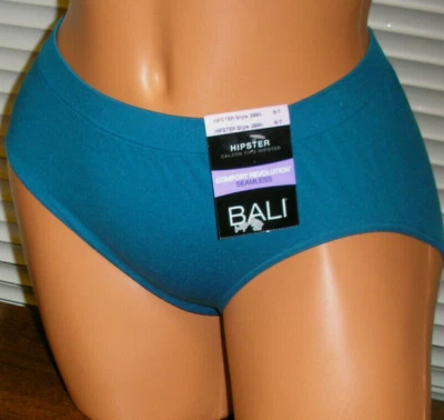 Panties Lingerie Bali Comfort Revolution Seamless Hipster, Size 6 / 7 Adult Gift - Image 1 of 4
