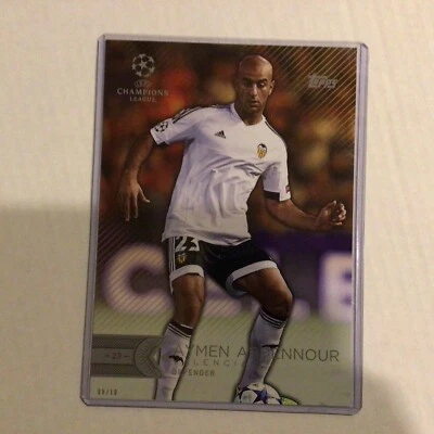 AYMEN ABDENNOUR #196 5x7 VALENCIA CF 08/10 Made 2015-2016 Topps Champions UEFA - Image 1 of 2
