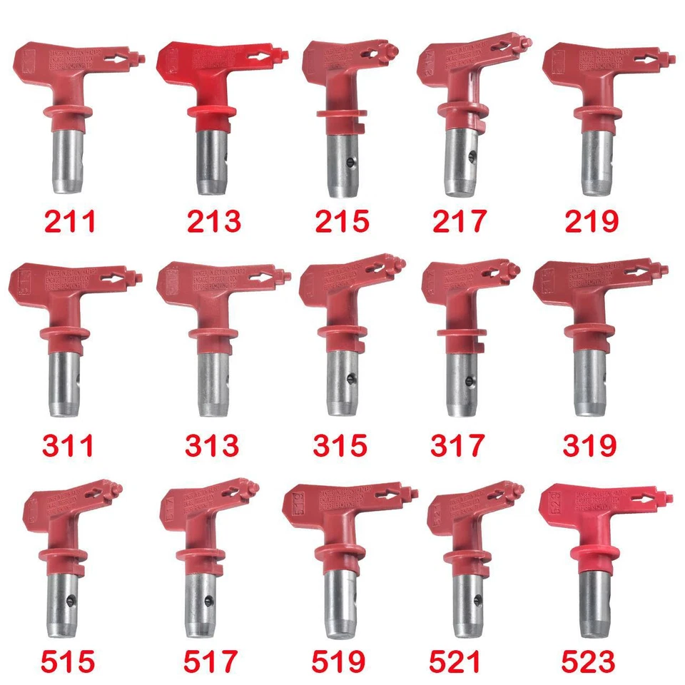 Red Airless Spray Gun Tips Nozzle For Titan Wagner Paint Sprayer Tool 211-629 - Image 1 of 1